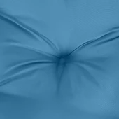 Възглавница за пейка 120x50x7 см синя меланж — полиестер - Thumbnail 6