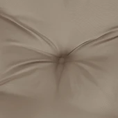 Възглавница за градинска пейка таупе 200x50x7 см оксфорд плат - Thumbnail 5
