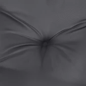 Възглавница за градинска пейка 110x50x7 см антрацит — оксфорд плат - Thumbnail 5