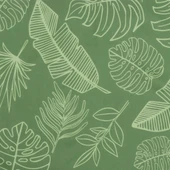 Възглавница за пейка 120x50x7 см десен листа — текстил полиестер - Thumbnail 6