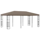 Шатра 6 x 3 м таупе — полиестер — PA покритие — стоманена рамка - Thumbnail 1