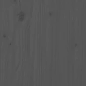 Градинска пейка 109×44×45 см сива — борово дърво масив - Thumbnail 7
