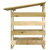 Перголи с покриви 6 бр 100x90x100 см импрегнирано борово дърво-VL3096647 - Thumbnail 5