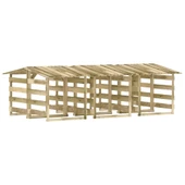 Перголи с покриви 6 бр 100x90x100 см импрегнирано борово дърво-VL3096647 - Thumbnail 2