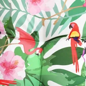 Възглавници за пейка 180x50x7 см, 2 бр — птици и цветя — оксфорд плат - Thumbnail 7