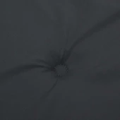 Възглавница за градинска пейка 100x50x4 см черна — оксфорд плат - Thumbnail 5