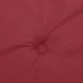 Възглавница за пейка 200x50x4 см виненочервена — оксфорд плат - Thumbnail 5
