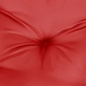 Възглавница за пейка 150x50x7 см червена — оксфорд плат - Thumbnail 5