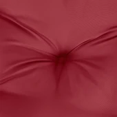 Възглавница за пейка 150x50x7 см виненочервена — оксфорд плат - Thumbnail 5
